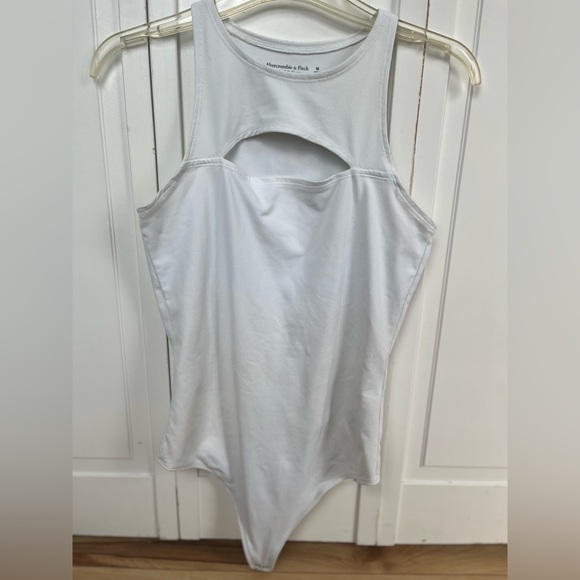 Abercrombie & Fitch Tops White Medium Abercrombie Bodysuit Poshmark